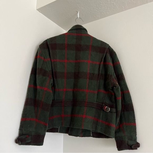 Vintage 90s Ralph Lauren Country wool plaid jacket - Picture 3 of 6